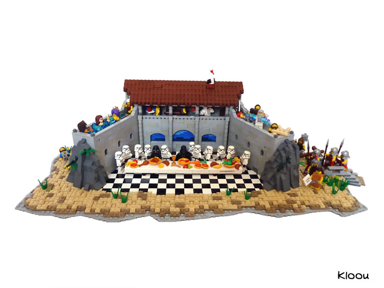 Le Cène Lego De Vinci en Lego
